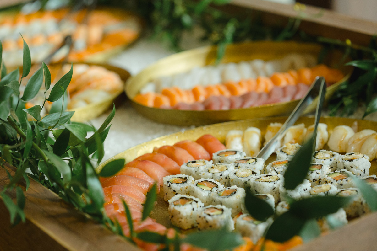 sushi matrimonio buffet